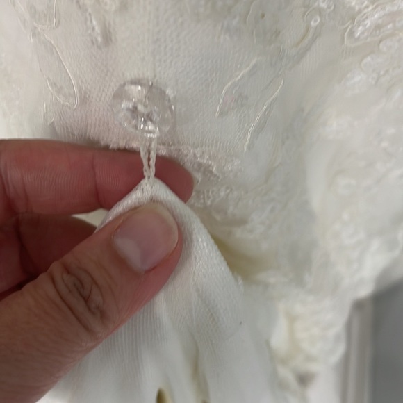 Sophia Tolli Elegant Lace Wedding Dress in Cream - Picture 9 of 14